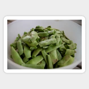 Green beans raw cut Magnet